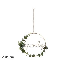 Decoración Colgante Family Ø 31 cm Dorado Precio: 1.49999949. SKU: S1123181