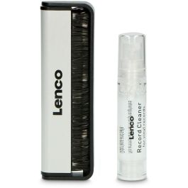 Lenco TTA-3IN1 Cepillo de Limpieza 3 en 1 para Discos de Vinilo y Tocadiscos, Fibra de Carbono, compatible con Lenco