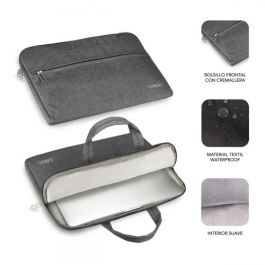 SUBBLIM Maletin Business Laptop Sleeve 13,3-14" Grey
