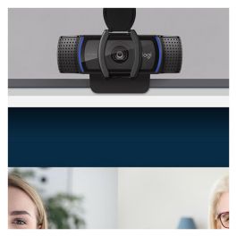 Logitech Webcam C920s HD Pro Enfoque Automático 1080p Full HD con Tapa de Privacidad