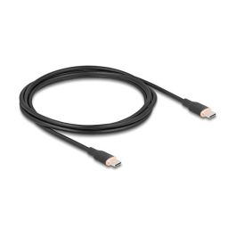DeLOCK Cable USB-C a USB-C 2.5m, USB 2.0, Carga Rápida PD 3.0 60W, Negro - Ref. 81239 Precio: 29.49999965. SKU: B13SKCDRD7