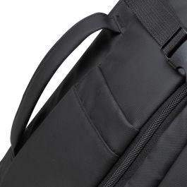 Rivacase Tegel 8465 Mochila casual para portátil 17.3" negra de poliéster ECO-FRIENDLY RPET unisex
