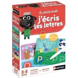 NATHAN Little School - Escribo cartas, juego educativo de aprendizaje progresivo con tableros borrables para niños 3+ años