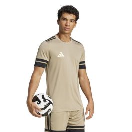 Camiseta de Fútbol de Manga Corta Hombre Adidas Squadra25 Jsy Beige XL
