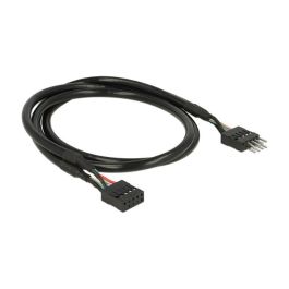 DELOCK Cable de extensión USB 2.0, tipo Macho a Hembra, 10 pines, 0.5 metros (50 cm) - Referencia Verlngerungskabel Pfostenstecker