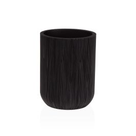 Portacepillos de Dientes Versa Negro Resina 8 x 10,5 x 8 cm Precio: 12.50000059. SKU: B15JRGATSM