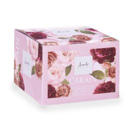 Vela en Vaso con Tapa Dorada Rosa, Polvo de Rosa Vintage Acorde 12.5x8.6x12.5 cm (6 Unidades) Vela en Vaso con Tapa Dorada Rosa, Polvo de Rosa Vintage Acorde 12.5x8.6x12.5 cm (6 Unidades)