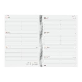 Agenda 2025 Basic Year E40 210X297Mm Semana Vista Horizontal Negro Finocam 741466025