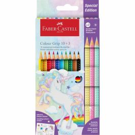 FABER-CASTELL Lápiz de Color Colour Grip Einhorn 10+3