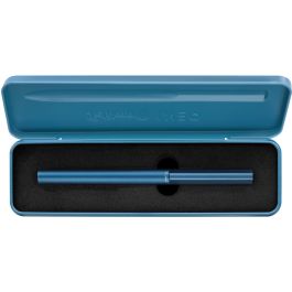 Pelikan P6 Pluma Ineo Element, Plumín de Acero Inoxidable, Carga por Cartucho, Color Azul Petróleo, En Caja de Regalo