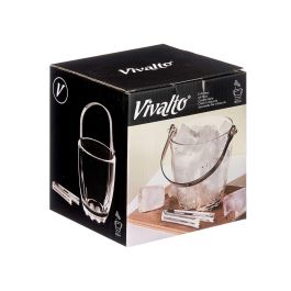 Cubitera 800Ml Con Asa Pinza Metal Vivalto 15X13CM (12 Unidades) Cubitera 800Ml Con Asa Pinza Metal Vivalto 15X13CM (12 Unidades)