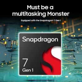 Samsung Galaxy M55 Smartphone 6.7" Super AMOLED+ FHD+ 120Hz Snapdragon 7 Gen 1 256GB 8GB RAM 5G 50MP Selfie 5000mAh Carga Rápida Negro