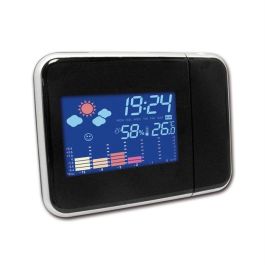 Inovalley RPM11 Estación Meteorológica con Reloj Despertador Proyector, Pantalla Multicolor, Previsión del Tiempo, Temperatura y Humedad Interior Inovalley RPM11 Estación Meteorológica con Reloj Despertador Proyector, Pantalla Multicolor, Previsión del Tiempo, Temperatura y Humedad Interior