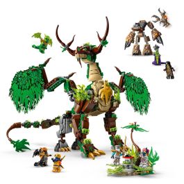 LEGO 71859 Ninjago Dragón De La Vida Set De Construcción Para Niños Y Niñas +9 Años Con 1050 Piezas Y 8 Minifiguras