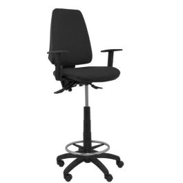 Taburete Piqueras Y Crespo Elche S Brazos Regulables Ergonomico Mecanismo Asincro Regulable En Altura Aro Reposapies Cromado Ruedas Nailon Asiento Y Respaldo Tapizados Bali Negro Precio: 304.50000053. SKU: S5704262