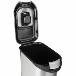 Curver Recipiente para comida seca 20kg Aspecto metal Gris Contenedor hermético para croquetas