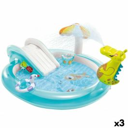 Piscina Hinchable para Niños Intex Parque de juegos Cocodrilo 201 x 84 x 17 cm (3 Unidades) Precio: 128.95000008. SKU: B19RSTFST7