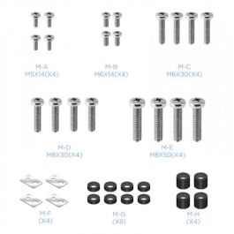 Tooq Soporte de Pared TV LP6270TN-B para Pantallas de 37 a 70 Pulgadas, VESA 200x200 a 600x400, Inclinación y Giro Ajustable, Compatible con Curvas, Negro