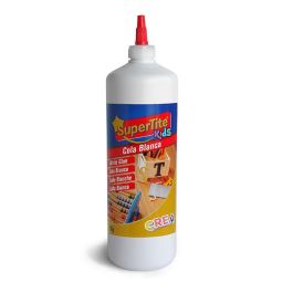 Supertite Cola Blanca Escolar A2718 Bote 1kg para Manualidades, Tejidos, Cartón, Corcho, Papel y Madera Precio: 5.79000004. SKU: B1F6CD3QX3