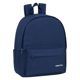 Safta Mochila resistente para portátil de 14,1 pulgadas, color Azul Navy. Fabricada en Poliéster 600D duradero. Modelos surtidos.