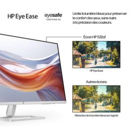 HP Monitor 532Sf 31.5" (80 cm) Full HD (1920 x 1080) 100Hz IPS, 7ms, HDMI, VGA, Flicker-Free, Eye Ease, Ajustable, VESA, Plata