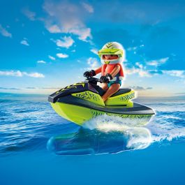 Playmobil Bote Bomberos Con Moto Acuática Action 71464