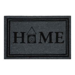 Edm Felpudo Home 60x40cm Fibra de Coco y PVC, Gris y Negro Precio: 9.89000034. SKU: S7902891