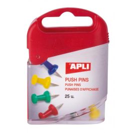Apli Chinchetas De Colores Plastico Caja 25 Ud C-Surtidos Precio: 0.90000042. SKU: B1F6E36LZA