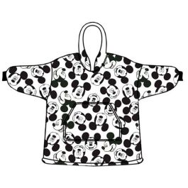 Disney Bata Sudadera Oversize de Mickey para Adulto, Color Coral