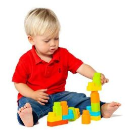 Molto Bolsa de Bloques Blandos de Plástico | 30 Piezas | Juguete para Bebés desde 6 Meses