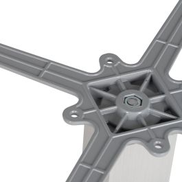 Patas para Mesa Cromo Aluminio Salón 45 X 45 X 72 cm