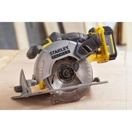 STANLEY FATMAX SFMCS500M1S-QW Sierra Circular 165 mm (Diámetro Interior 16 mm), 18V, 4000 rpm, Gama V20 STANLEY FATMAX SFMCS500M1S-QW Sierra Circular 165 mm (Diámetro Interior 16 mm), 18V, 4000 rpm, Gama V20