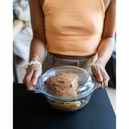 Pyrex PYR3426470296441 - Juego de 2 Cazuelas Redondas de Vidrio, 2.3 L