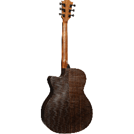 LAG Guitarra Acústica Auditorium Cutway A/E Sauvage Especia Electroacústica Folk Tapa Sólida Brankowood Acabado Satinado Relic Cutaway