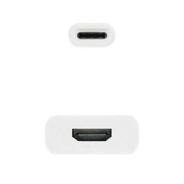 Adaptador USB-C a HDMI NANOCABLE 10.16.4102 15 cm Blanco