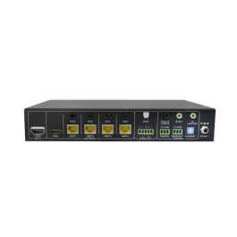 Vivolink VLHDBSP1X4V2 Divisor HDBaseT 2.0 1x4 4K 70m con PoC, IR, RS232, Salida HDMI y Audio