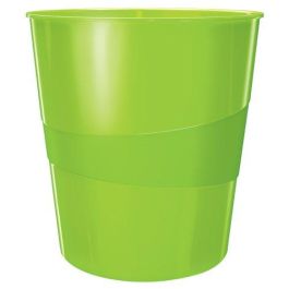Papelera Plastico Cerrada Leitz Wow 15L Verde Precio: 11.49999972. SKU: B1DRA28FXV