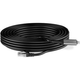 Digitus Cable USB-C 3.2 Gen1 a RJ45 Ethernet, 10 m, Cat6a S/FTP, Negro, 1 Gbit/s