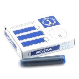 Inoxcrom Cartucho Tinta Estilográfica Azul Caja 6 Ud Precio: 0.79000053. SKU: S8422094