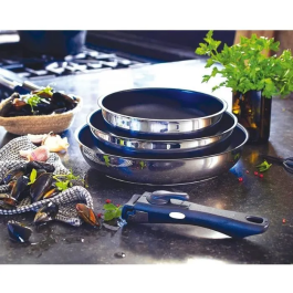 Baumalu BAU3216383419583 Juego de 3 sartenes Comete Acero Inoxidable Mango extraíble 20/24/28 cm Precio: 74.50000008. SKU: B19J5HD6XE