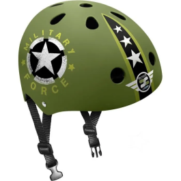 Stamp Casco Skate Military Star Patines Bicicleta Ruedas Scooter Talla 53/57 cm Precio: 30.89000046. SKU: B1BPYRCLSF