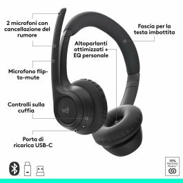 Auriculares Logitech Negro Auriculares Logitech Negro