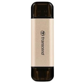Transcend JetFlash 930C USB 3.2 256GB Tipo-A/C Oro 420MB/s Lectura, 400MB/s Escritura
