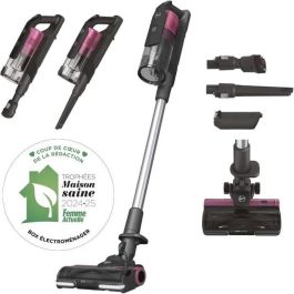 Aspirador Escoba Inalámbrico - HOOVER HF920H - 65 AW - 86 dBA - Pantalla LED - Rosa/Gris