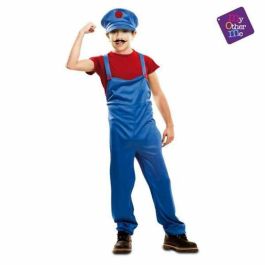 My Other Me Disfraz Red Super Plumber Talla 10-12 Años