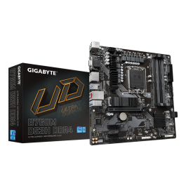 GIGABYTE B760M DS3H DDR4 Placa base - Soporta Intel Core 14ª Gen, VRM Digital, DDR4 5333MHz (OC), 2x PCIe 4.0 M.2, LAN 2.5GbE, USB 3.2 Gen2 Precio: 109.59000008. SKU: S7820011