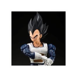 Tamashii Nations S.H. Figuarts Vegeta - Old Battle Clothes - Figura Articulada Dragon Ball Z con 5 Placas Faciales y Brazos Extra Tamashii Nations S.H. Figuarts Vegeta - Old Battle Clothes - Figura Articulada Dragon Ball Z con 5 Placas Faciales y Brazos Extra