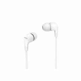 Auriculares Intrauditivos Philips TAE1105WT/ con Micrófono/ Jack 3.5/ Blancos