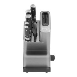 Ninja K32006EU Set de 6 Piezas Taco con Afilador Integrado, 5 Cuchillos, Tijeras Ninja Foodi de Acero Inoxidable Alemán Forjado