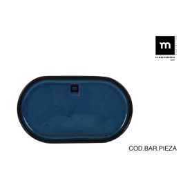 Bandeja Oval Chester Blue 25.3 x 13.5 cm - Inde (12 Unidades) Precio: 37.89999994. SKU: B1KEBDFDQD
